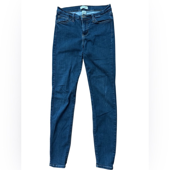 Judy Blue‎ Women’s Jeans Skinny Fit Size 7 Dark Blue Stretch Materiel Casual - Picture 1 of 10